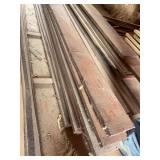 11 Walnut boards, mostly 1 x 5 approximately 9 foot length