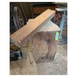Very large block of solid wood - redwood?