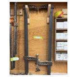 Heavy duty antique bar clamps