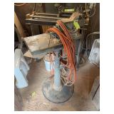 4 inch swivel bench of vice on heavy duty steel base model M the international postal supply company