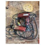 Milwaukee power tool assortment includes drill, ￼sanders, nibbler