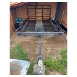 Drop gate light duty utility trailer - no title required 8 x 5' bed