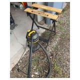 Black & Decker workmate and Stanley 4 horsepower wet dry vac