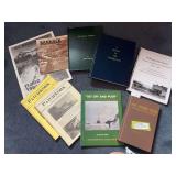 Local historical books, History of Carmen Hall, the Story of Gilmore and Pittsburgh Railroad, Long Winding Trails, Walking Main Street and others