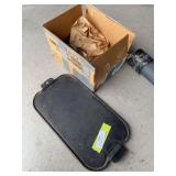 Stainless flatware and Wagner wear cast-iron griddle