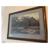 Signed and numbered Barbara Peets print “Making for Open Water” 36 x 27