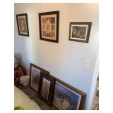 Bedroom artwork, includes giraffe theme