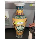 Tall asian motif vase