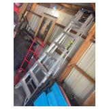 Louisville 250 pound capacity 8 foot aluminum step ladder