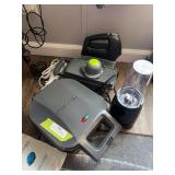 Waffle maker, blender, food chopper, electric knife, and hand mixer