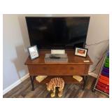 39 inch Vizio flatscreen TV with stand and large drawer also includes CD player
