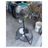 Oscillating floor fan and shop fan