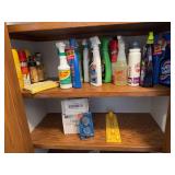 Cleaning supplies shown