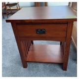 Tradewins 19D x 23L x 26H mission style night stand w single drawer