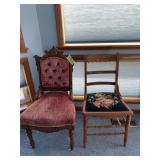 Two parlor chairs