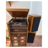 Onkyo tuner/amp TX-84, Onkyo Turntable CP -1046F, stand and Infinity speakers