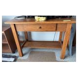 26D x 43L x 30H single drawer desk NO CONTENTS!!