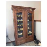 Antique oak cupboard, may also be converted wardrobe but excellent condition 19D x 48L x 77H