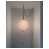 One complete hanging light and parts to finish the other