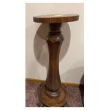 Antique oak fern stand