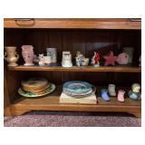 Variety of planters, vases, plates etc ..