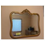 Wall mirror with beveled edge glass 32x28