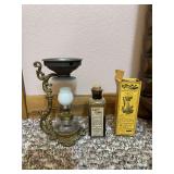 Cresolene croup lamp and a bottle of inhalant with original box