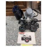 Pentax ME Super camera, Pentax-M 28mm lense, Pentax-M 40mm lense