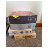 Four boxes puzzles