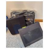 Computer bag, computer fan and disc carrier