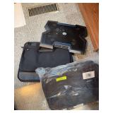 Two computer bags and computer fan