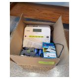 Brother label printer and box full of new labels