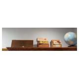 Globe, cigar boxes, Dixie Maid Factory Throw Outs wooden box