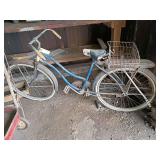 Western Flyer girls bicycle w/ headlight and front basket