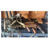 Horse gear, two Jorgensen clamps and a No 101 nail puller