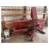 Schweiss 8' 3 pt snowblower 540 PTO, cylinder on spout