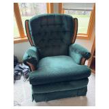 Green recliner
