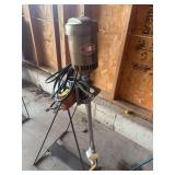 Minn-kota Model HGE electric trolling motor SN 2203 w/ stand