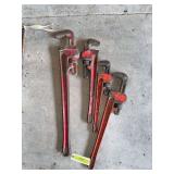 4 pipe wrenches