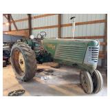 Oliver Row Crop 77 tractor Has NOT BEEN RUNNING in many years, tires flat SN 352867C77D