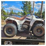 2008 Kawasaki Bayou 250 4 Wheeler, Vin #JKALEMA158B568152, Does not have a mileage gauge, Running,  Pull Start or Electric Start but does not come with battery,  Comes with new parts in Boxes that inc