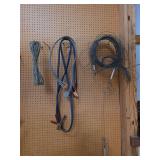 Jumper cables, metal cable, dryer plug