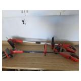 Black and Decker yard tools with charger