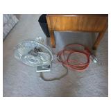 Fan and trouble light