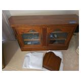 Entertainment center with VHS and CD players and sound system