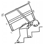 Stair Carry:  300-366