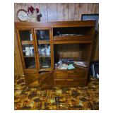 Entertainment center 55X20X57; No contents (Bring help to move)