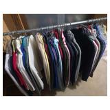 Shirts mostly turtlenecks (sizes mostly s/p 6-8) (Bring box or bags to pack)