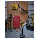 Shop light on stand