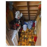 Holiday decorations, candles, wreaths, angels and more (Bring box to pack)